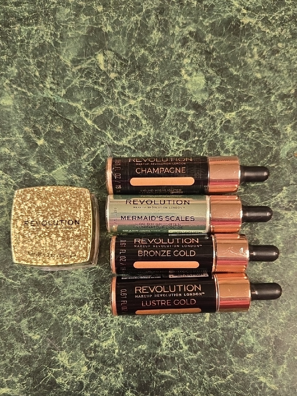 Collection Of Makeup Revolution Liquid Highlighters Purchase Comes With All 5.